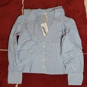 Oversized Collar Blouse